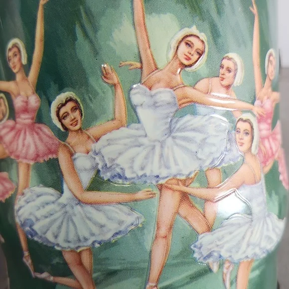 Vintage Murray-Allen "Ballerina" Lidded with handle Tin Can/Box. Made in England - Picture 5 of 5